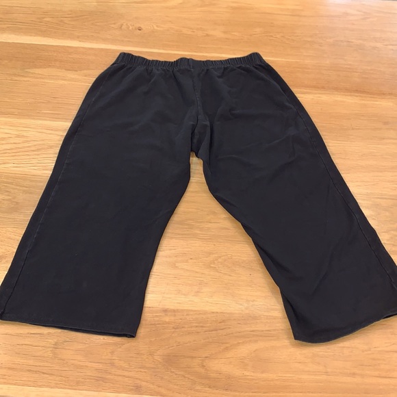 ROOTS~Wide Leg Medium Rise Crop Clam Digger Pants - Picture 9 of 11